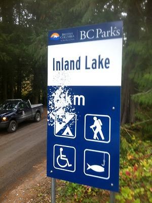 Vandals shoot sign to popular park