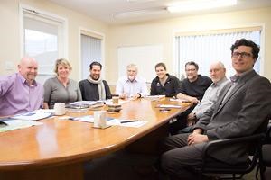 Provincial officials talk aquaculture park and trails