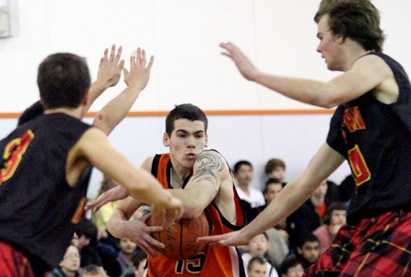 West Vancouver Senior boys team vs New Westminister secondary.