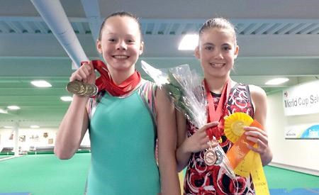 Gymnasts shine at all levels of competition