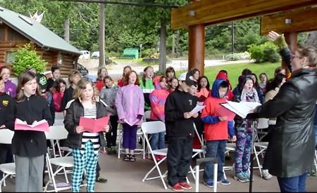 Children join in Canada-wide event