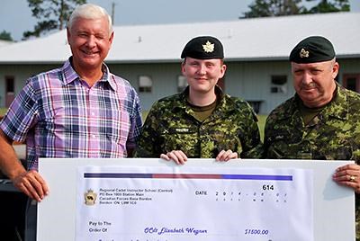 University student wins cadet award