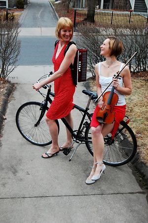 CD release bicycle tour pedals onto stage