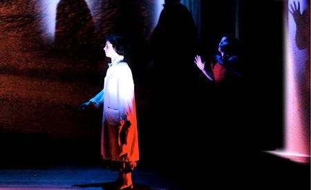 Multicultural artists performers and storytellers collaborate