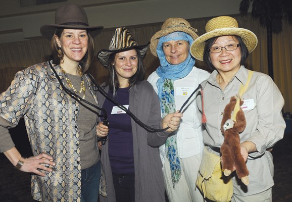 Lori Gunson, Kaylie Hutchinson, Deborah Harden and Teresa Wright