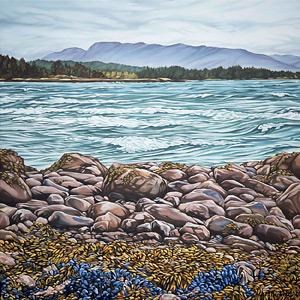 Beauty of coastal scenery inspires artist