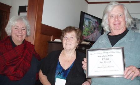 Society presents home and garden awards