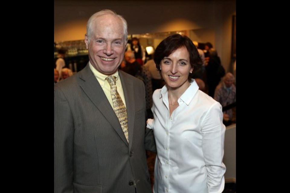 Victoria Symphony executive director Mitchell Krieger and maestra Tania Miller