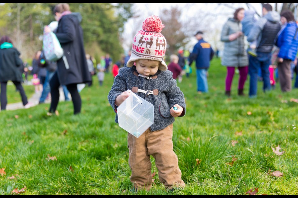 The Rotary Club of Tsawwassen hosted an Easter Egg Hunt and Pancake Breakfast Saturday, March 26 at Diefenbaker Park. In addition to the hunt and breakfast, the festivities included a petting zoo, cookie decorating, bouncy castle and other activities.