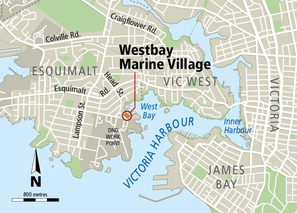 Westbay Marine Village map