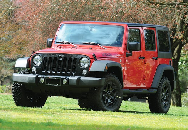 Jeep has been offering back-to-basics off-roading thrills since 1941, a milestone that is being celebrated by a special 75th Anniversary Edition model of the Wrangler. It is available at Destination Chrysler in North Vancouver. photo by Cindy Goodman, North Shore News