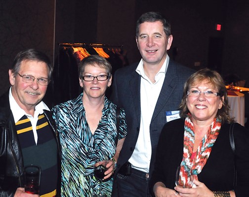 Bob and Peggy Rasmus, Peter Hansen and Carla Karreman