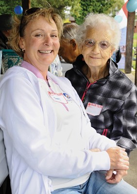 HomeCare West owner Tammy Watson and Lynn Egan