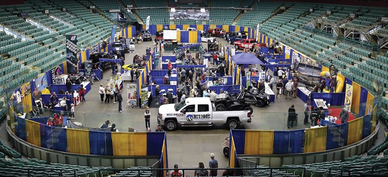The Outdoor Adventure Show took place at CN Centre this past Saturday and Sunday. Citizen Photo by James Doyle April 10, 2016