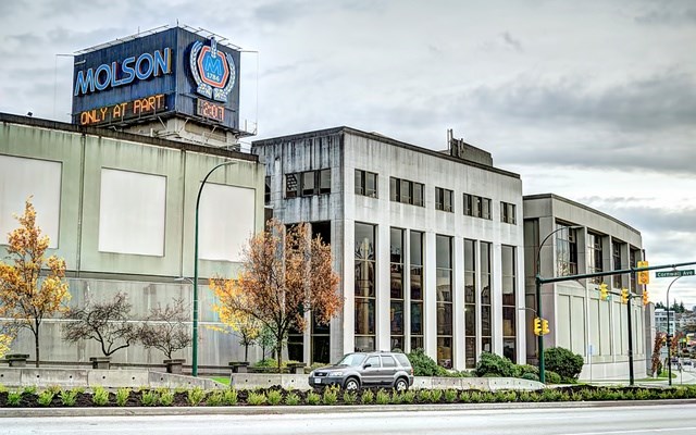 The Molson brewery on Burrard Street in Vancouver | Photo: Chung Chow