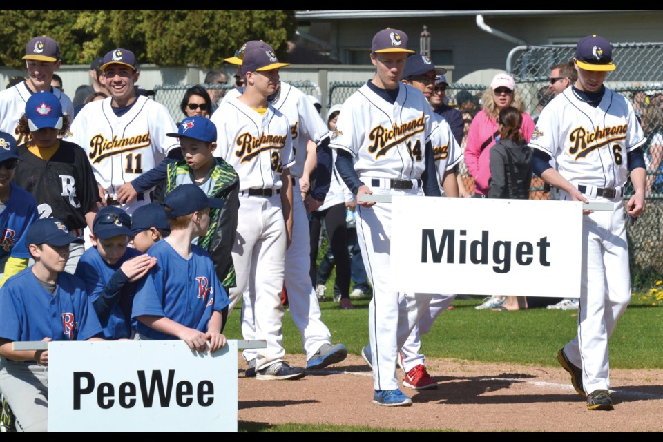 It was ideal weather for Richmond City Baseball's Opening Day celebration on Saturday at Blundell Park.