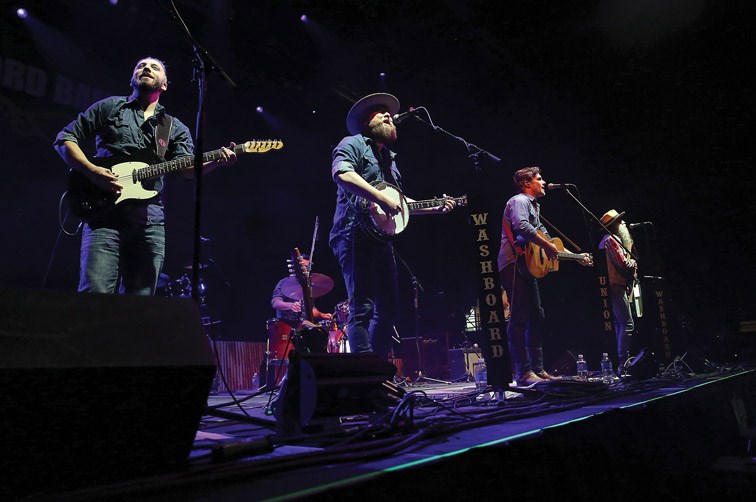 Washboard Union was the opening act on Tuesday at CN Centre as Gord Bamford brought his 2016 Certified Country Tour to Prince George. Citizen Photo by James Doyle April 12, 2016