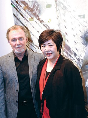 Featured artist Wayne Eastcott and Michiko Suzuki