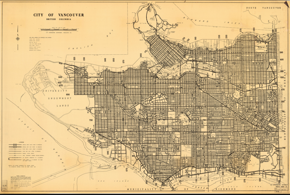 vancouver map