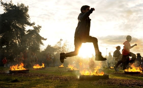 This photo by Courier photographer Dan Toulgoet is in the running for a Ma Murray award for Best Fea