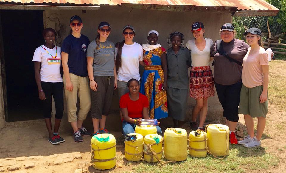 Fox students in Kenya