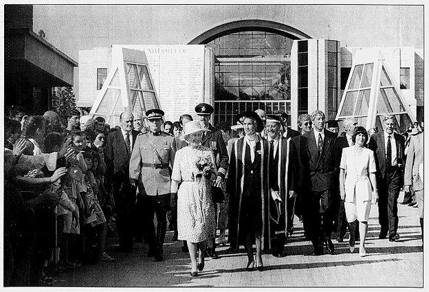 A photo from the Aug. 18, 1994 edition of The Citizen, when Queen Elizabeth II visited Prince George to officially opened UNBC.