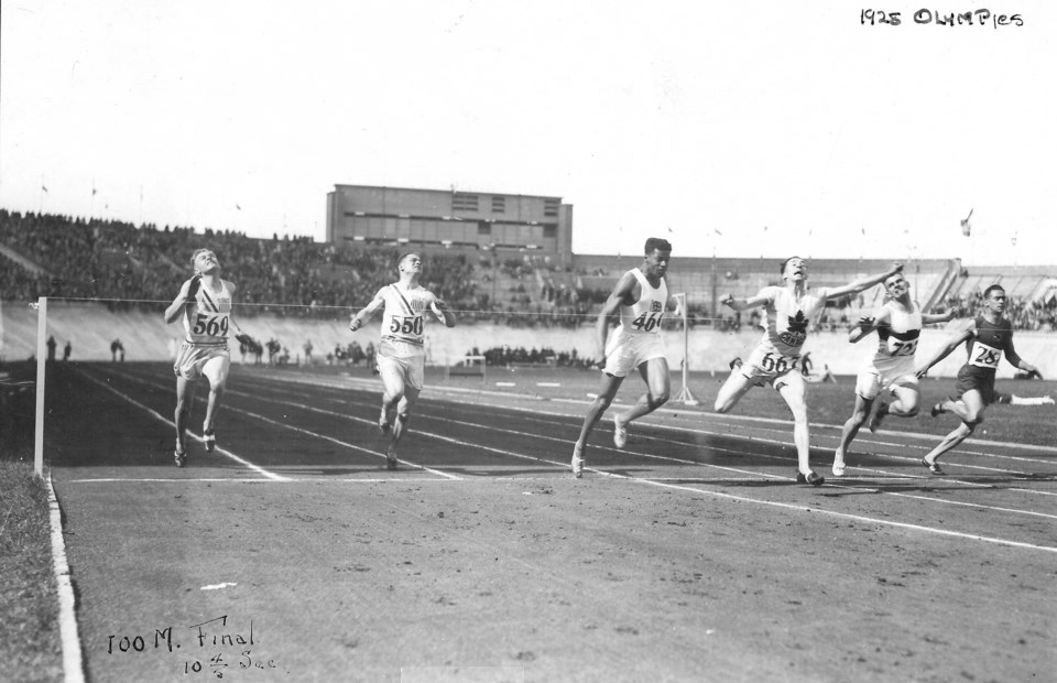 history athletics olympics