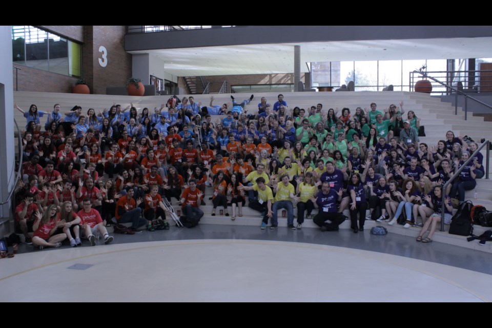 Students from around B.C. descended on Douglas College for the 2015 Sears B.C. Drama Festival. The festival is on again this year from April 28 to May 1.