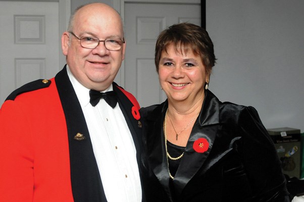 Ron and Gail Snelgrove welcome those in attendance.