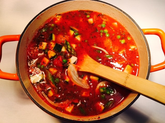 Spring minestrone