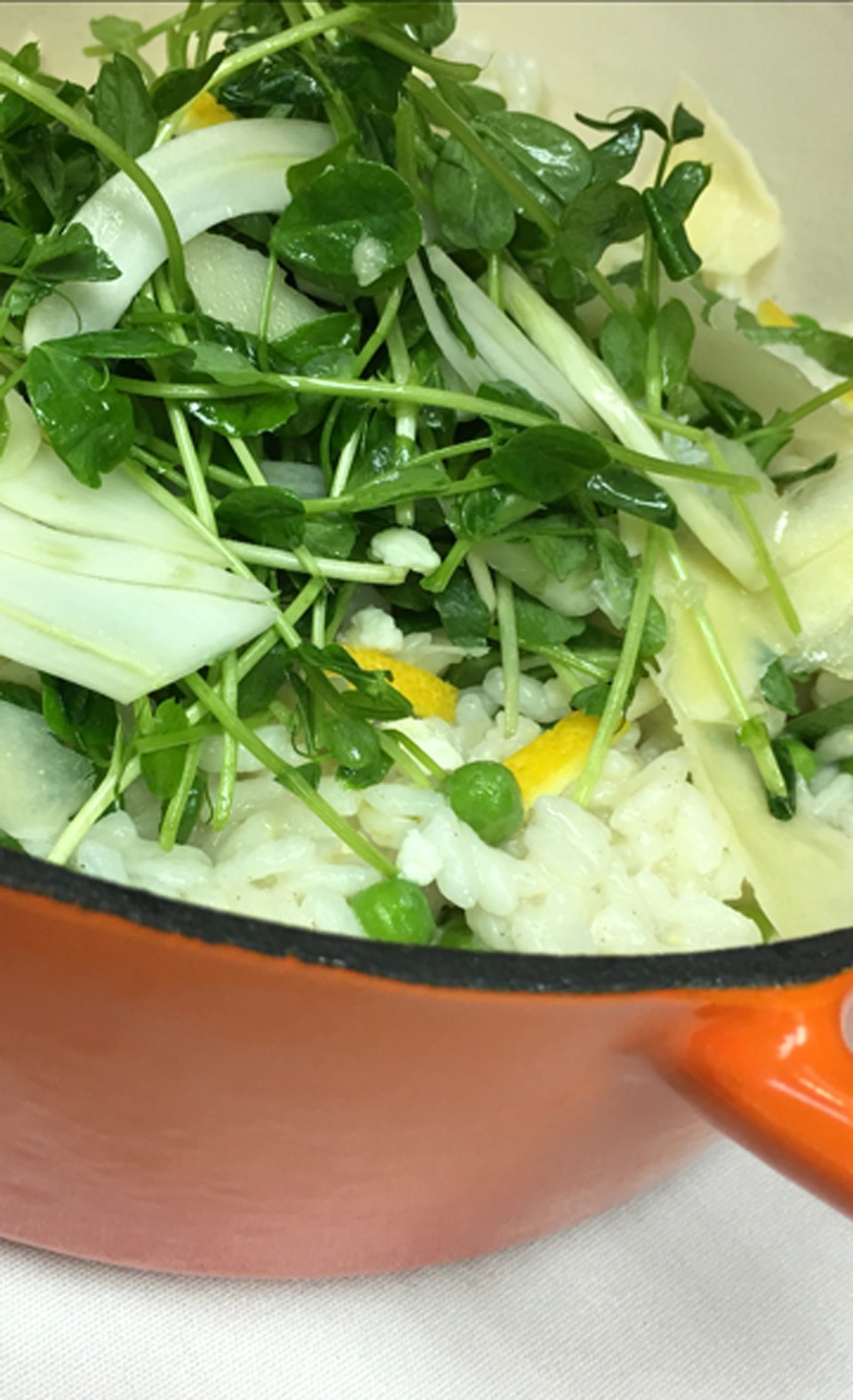 Spring risotto