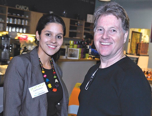 Cool Drinks event organizer Yudi Sonnichsen and Cool North Shore president Warren McKay