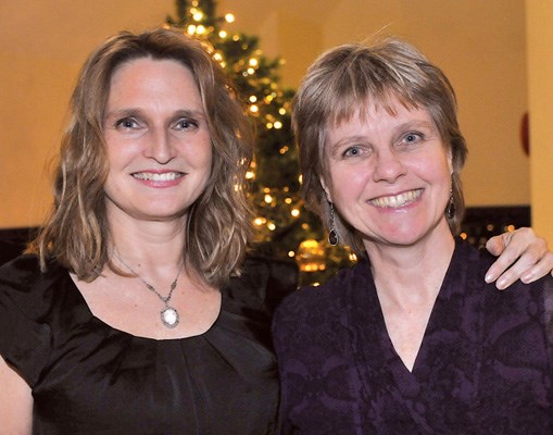 Chamber executive director Leagh Gabriel and events and membership co-ordinator Debbie Janson