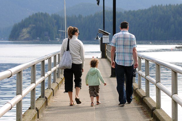 walking on pier