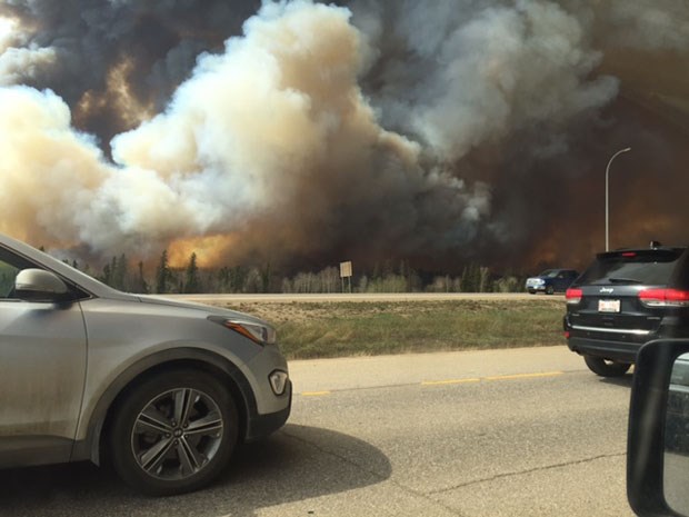A local couple is back in South Delta after last week's mass evacuation from Fort McMurray.