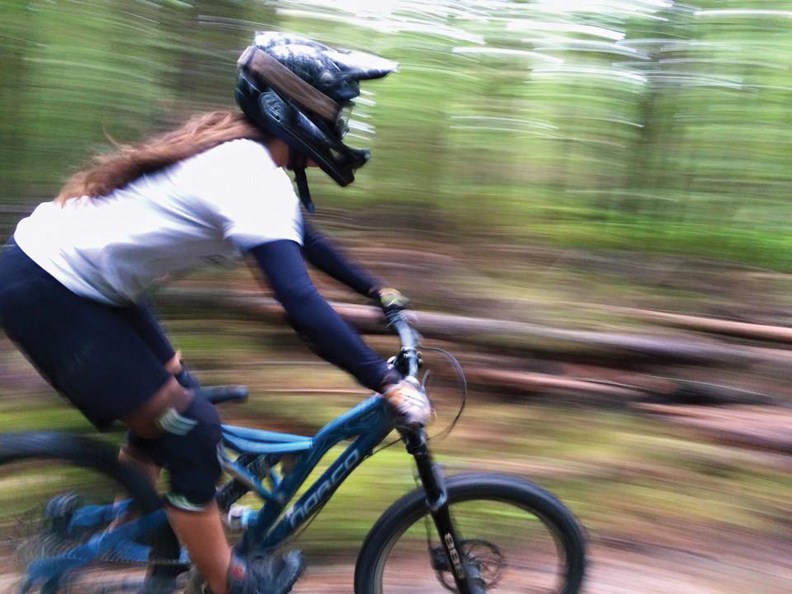 biking