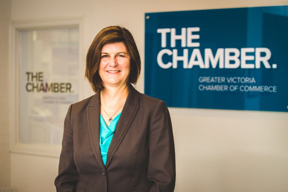 Catherine Holt, CEO of the Greater Victoria Chamber of Commerce