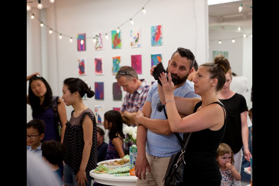 Children – and their families – enjoyed an art exhibition featuring work by youngsters at Queen’s Park Parent Participation Preschool, in celebration of the preschool’s 50th anniversary.