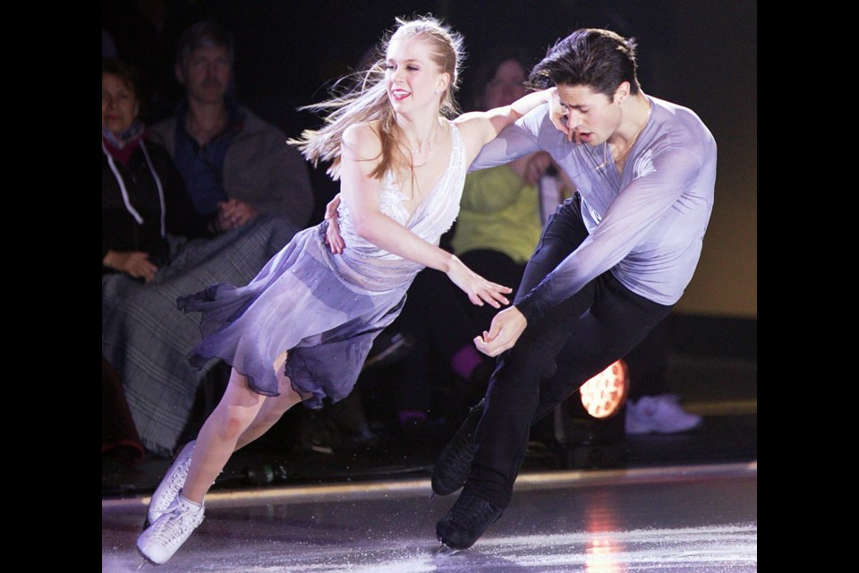 Canadian ice dancers Kaitlyn Weaver and Andrew Poje were among a roster of top-notch skaters performing in Stars On Ice at Save-on-Foods Memorial Centre on Saturday.