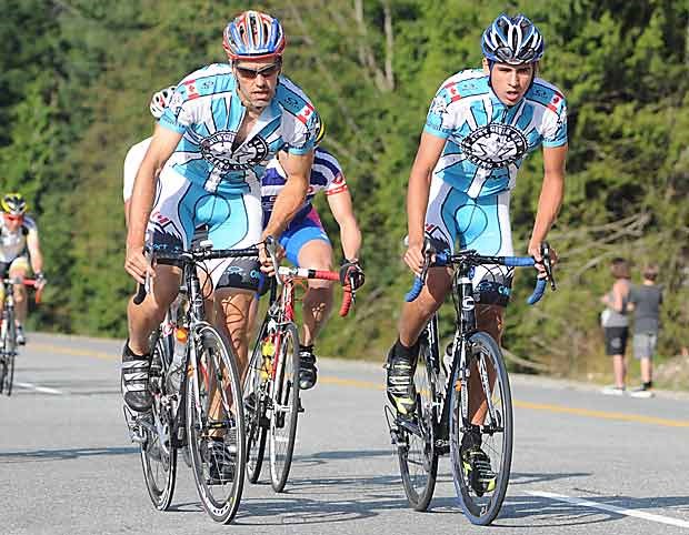 Hundreds of cyclists tackled the long 12 km uphill Cypress road in the 5th Annual Cypress Challenge, a fundraiser for pancreatic cancer research.