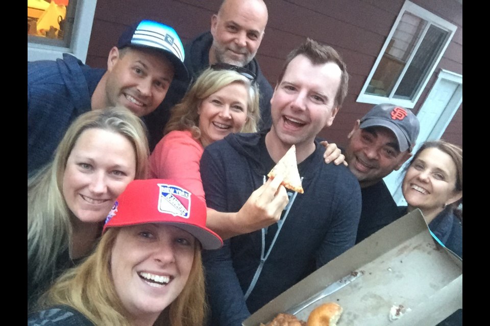 News advertising manager Rob Akimow was tempted with pizza and a host of other high-calorie goodies during the recent long weekend, but remained resilient in his quest to ‘eat clean.’ Photo submitted