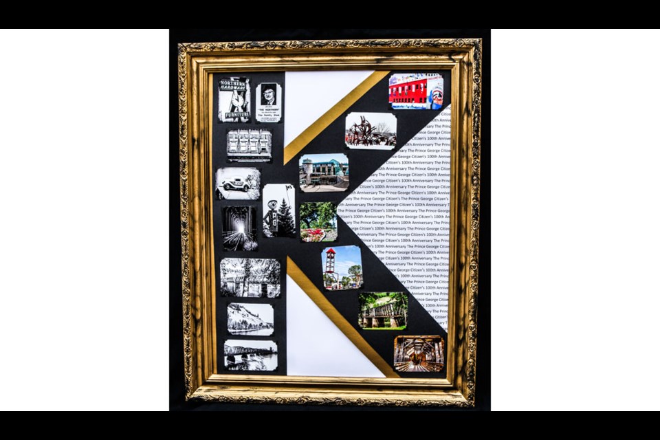 Pat Suter created a special K for the Alphabet Project, a centennial initiative presented by the Prince George Citizen and the Prince George Community Arts Council.