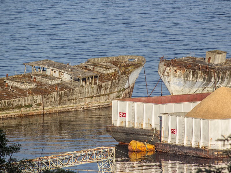 Powell River hulks
