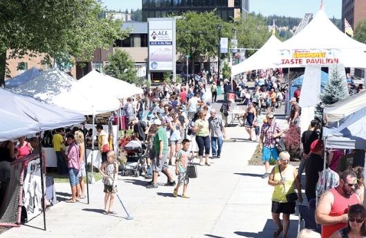 The streets around City Hall were bustling last year with people out enjoying all that Summerfest had to offer.