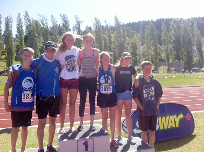 Brooks Secondary School track and field team