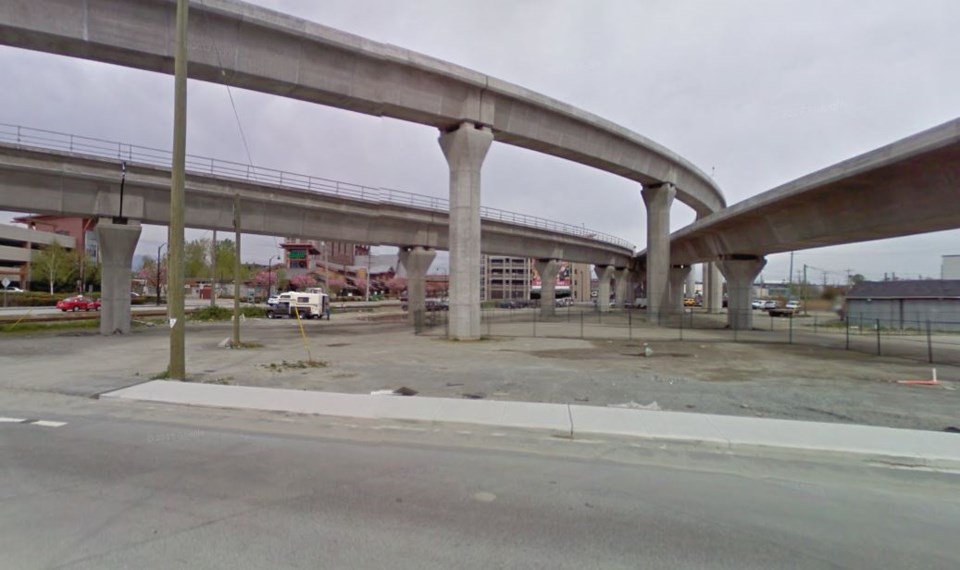 Canada Line parking lot