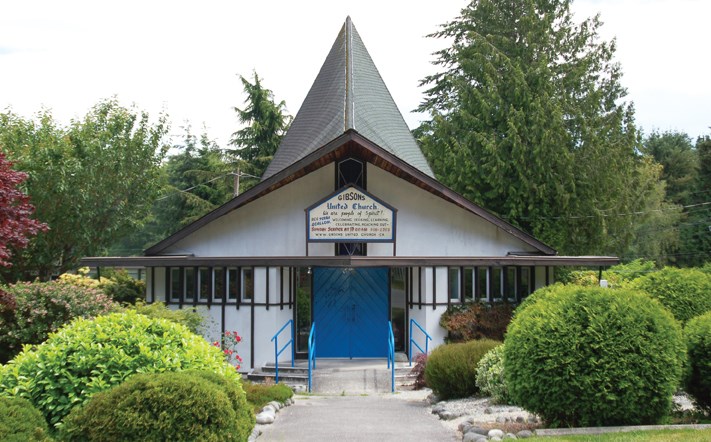 A conditional offer has been accepted for the Gibsons United Church at 724 Trueman Road.