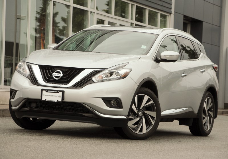 The Nissan Murano stood out as a unique SUV when it debuted in 2003 and, after a major redesign in 2015, it still turns heads as one of the most stylish rides in its class. The exterior grabs your attention, but the roomy and relaxing interior might be the star of the show. It is available at North Vancouver Nissan in the Northshore Auto Mall. photo by Mike Wakefield, North Shore News