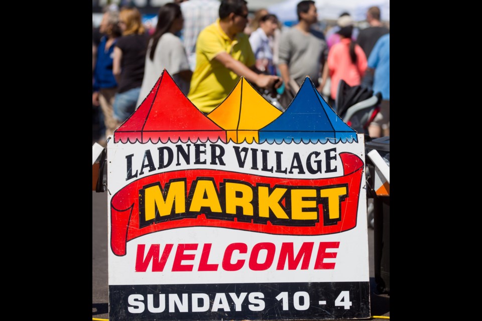 This past weekend marked the first market Sunday of the season, and start of Ladner Village Market's 20th season. The open-air market spans three blocks on 48th Avenue from Elliott Street to Delta Street and features vendors, local merchants and live outdoor entertainment. It draws big crowds to Ladner Village and takes place seven times, rain or shine, throughout the season.