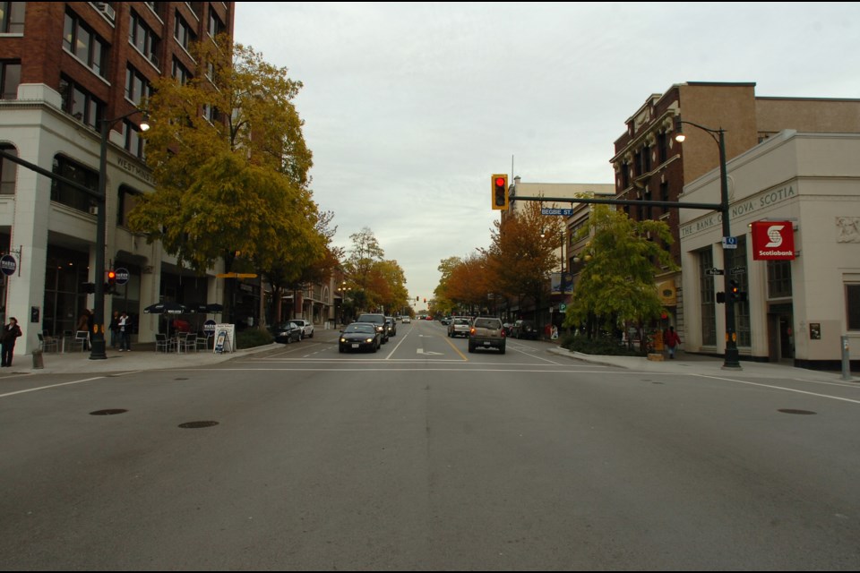 The city will be installing a dog relief station at the corner of Begbie and Columbia streets so local pooches have a place to do their business - instead of dirtying city streets and public areas.